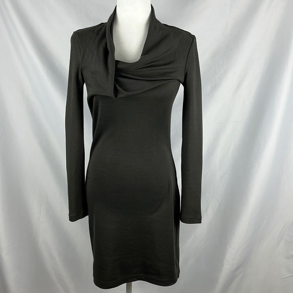 W118 by Walter Baker Green Body Con Cowl Neck Dress - Picture 1 of 9